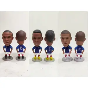 Figure Miniatur Pemain Bola Perancis / France Pogba Mbappe Kante Griezmann Soccerwe Kodoto