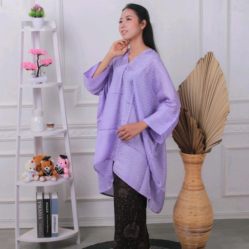 blouse kaftan tunik viscose (hanya atasan)/kaftan viscose mewah / setelan batik mewah / kaftan burkat / Atasan Muslim Motif 4