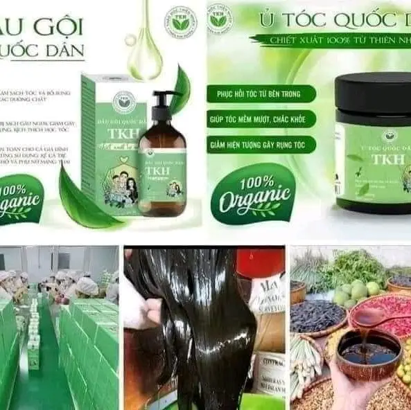 Dầu gội thảo mộc quốc dân chăm sóc tóc bóng mượt trần kim Huyền
