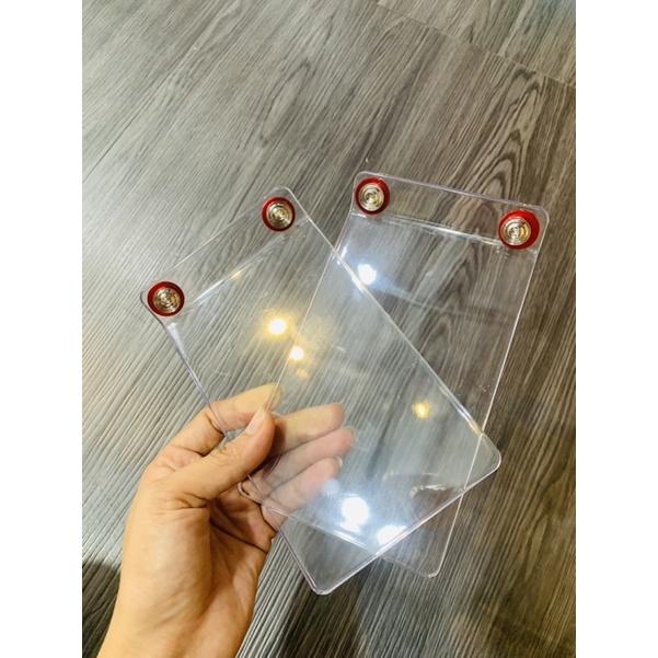 Mica dẻo che phuộc sau gắn các loại xe “ kèm ốc titan Salaya “ bao bền