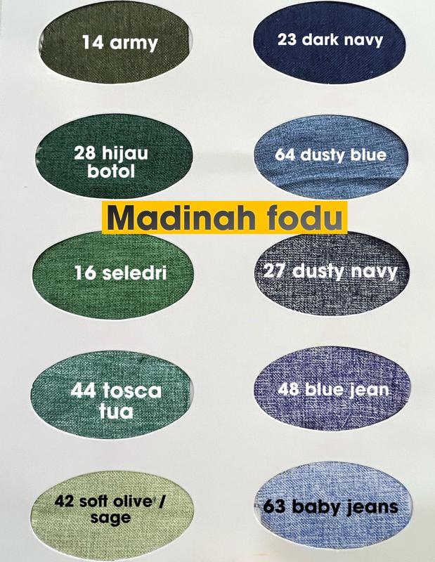 Bahan Kain Katun Cotton Madinah madina fodu Premium Grosir 1 Roll 40 Yard 4