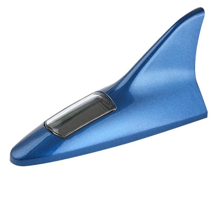 Product Introduction of Solar Power Shark Fin Warning Light Car Roof Antenna Decoration Night Anti-collision Flashing Lamp Car Accessories 23