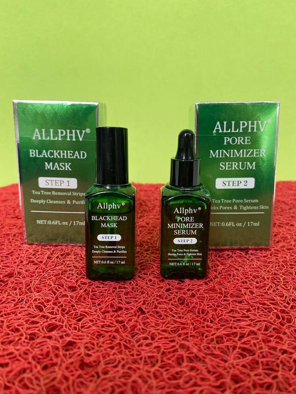 Masker komedo AllPhv Blackhead Remover Mask Step 1 & Step 2 (Masker pembersih komedo) Treatment 6