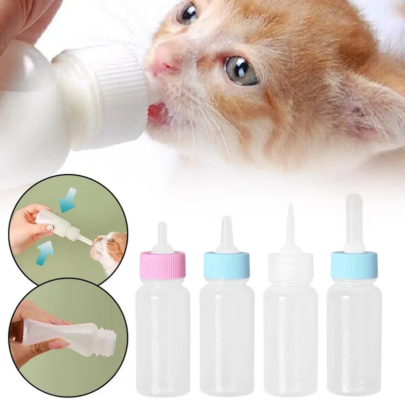 Máy Cho Thú Cưng Cho Sữa Cho Thú Cưng, Bình Cho Thú Cưng 60ml, Núm Vú Mềm, Bình Cho Thú Cưng Cho Ăn, Với Cân, Bộ Dụng Cụ Cho Thú Cưng, Tương Thích Với J7N4 1