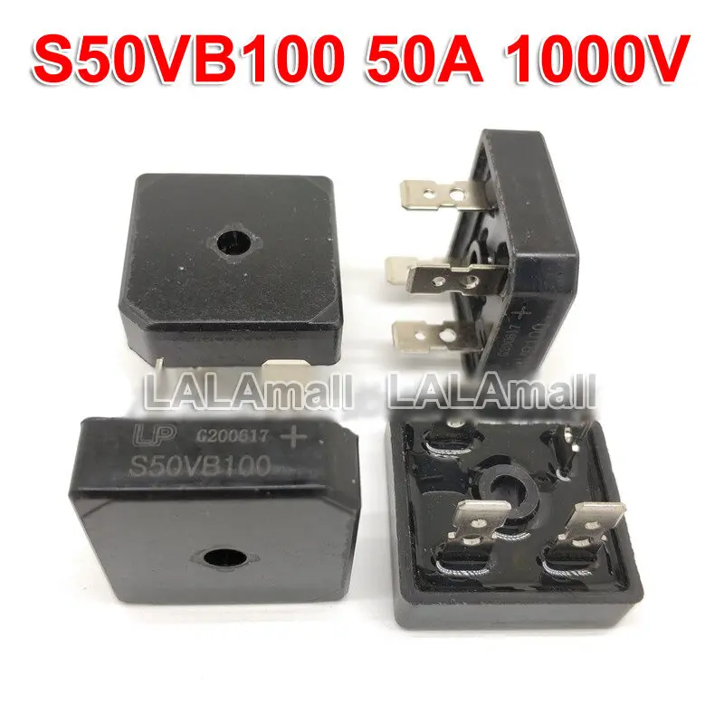 2pcs S50VB100 50A/1000V Rectifier Bridge Pile for Welding Machine new original