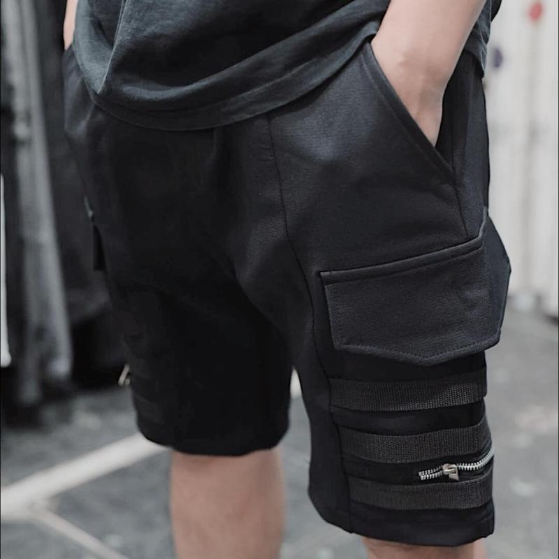 Quần short nam kaki, 3 dây khoá, trẻ trung , nặng động Menswear Có Túi