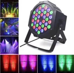 Lampu Sorot Disco LED Par 36 Mata - RGB / Lampu Panggung LED Black