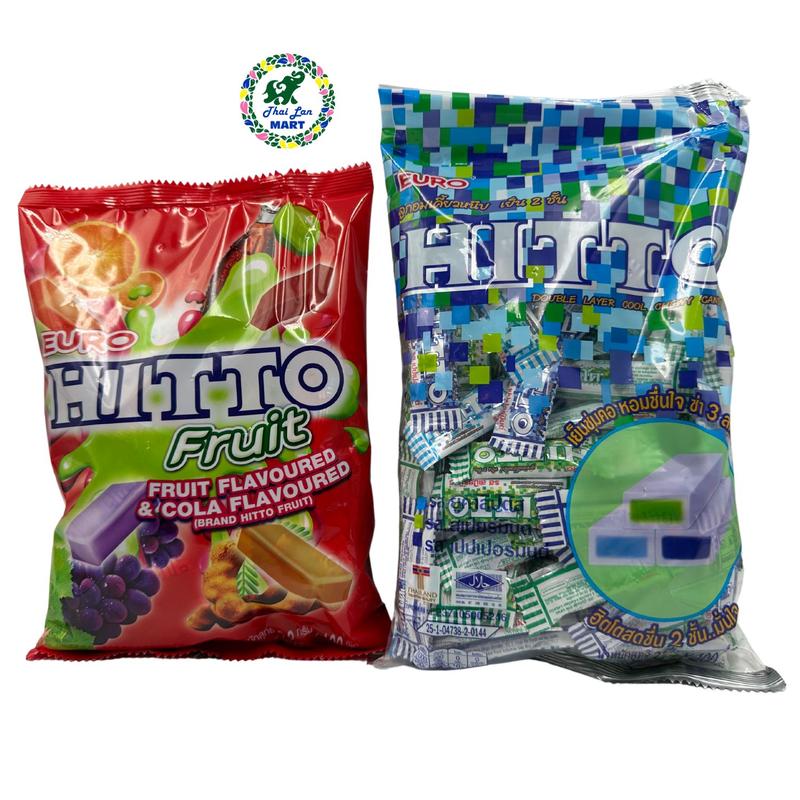 Kẹo hitto hương bạc hà trái cây ngọt nhẹ the mát thơm miệng hàng nội địa thái lan