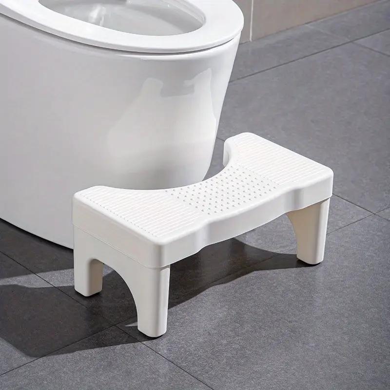 Product Introduction of Toilet Potty Stool for Adults, 1 Count Portable Squatting Poop Foot Stool, Bathroom Non-slip Toilet Assistance Step Stool, Portable Toilet Footstool 0