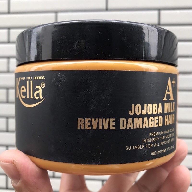 Hấp Dầu JoJoBa Milk Kella Ph.ục H.ồi Tóc Hư Tổn - Ủ Tóc JoJoBa - Sản Phẩm Salon Chuyên Dùng