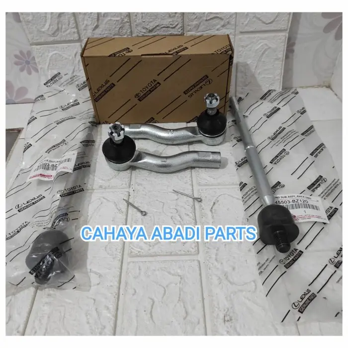 TIE ROD END 1 SET + RACK END 2 PCS AVANZA XENIA 1