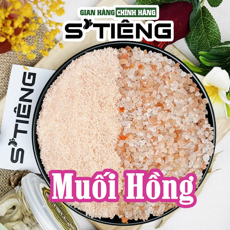 Muối Hồng Nấu Ăn, Nấu Sữa Hạt, Làm Bánh S'TIÊNG 0