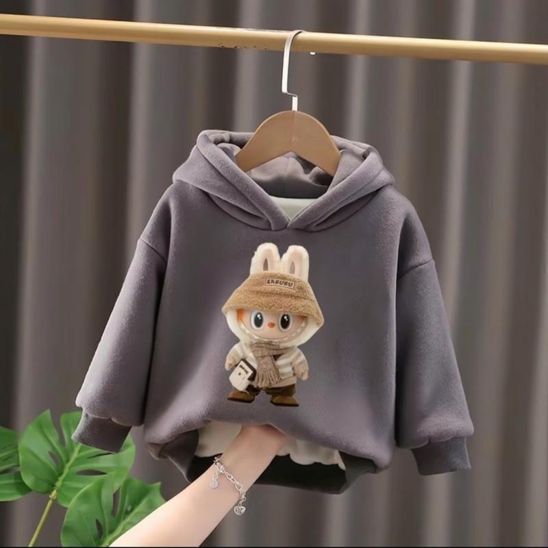 Áo Hoodie 8-30kg Cho Bé Chất Nỉ Dầy Ấm Áp In Hình Ngộ Nghĩnh aohoodie  chobetrai áo  hoodie 7