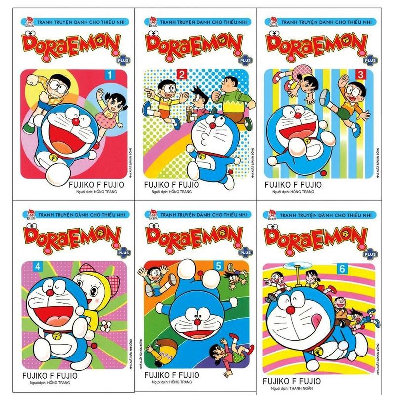 Sách truyện - Combo Doraemon Plus Trọn Bộ 6 Tập - Bản Mới Nhất 1