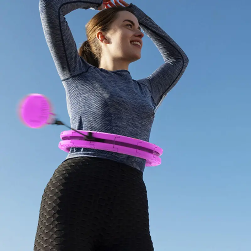 24 Knots Smart Fitness Hoop, Infinity Hoop, Fitness Massage Workout Equipment, Great for Adults and Beginners, Gym Accessories 6