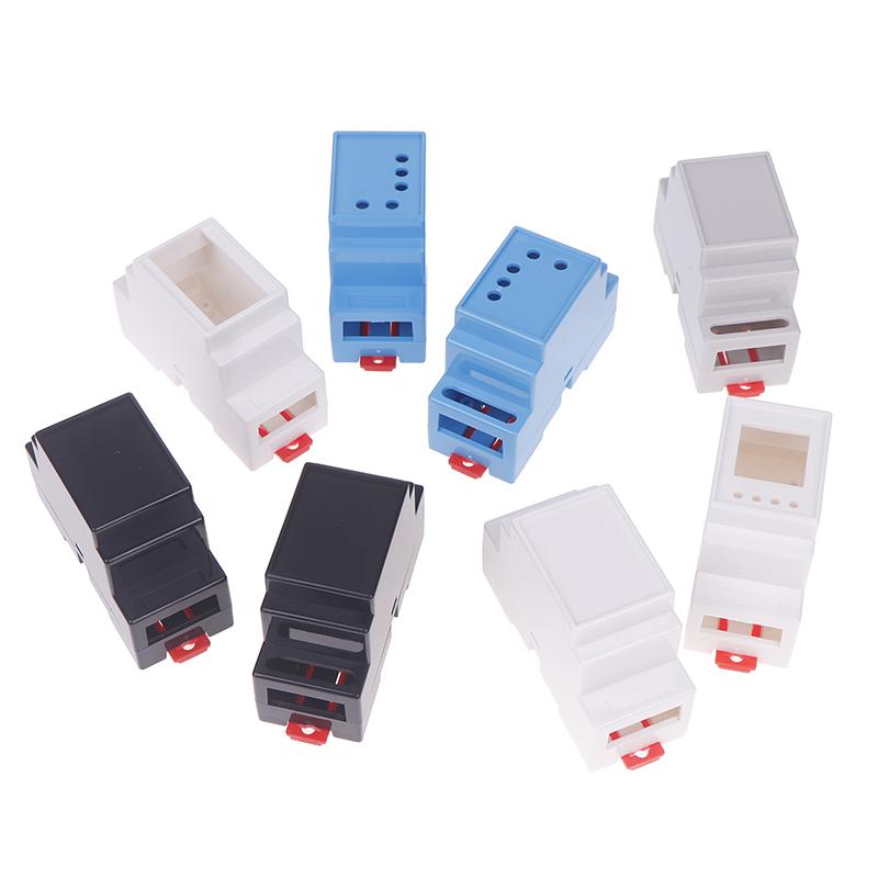 Hộp nối DIN Rail PLC, Hộp điện tử bằng nhựa, Hộp dự án, 1 CÁI, 4 màu có sẵn,…
