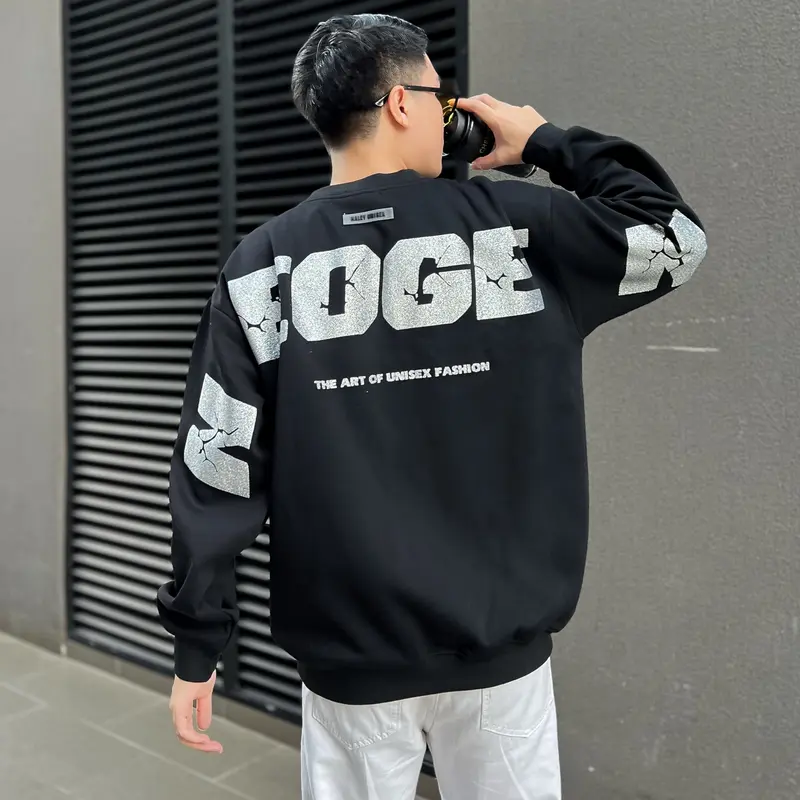 Áo sweater nỉ lông cáo unisex local brand Neogen ST01 form rộng dành dài tay dành cho nam nữ phong cách cá tính 2