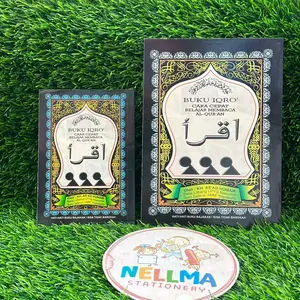 Buku IQRO’ Jilid 1 - 6 Cara Cepat Belajar Membaca AL-QURAN Besar / Kecil Iqro