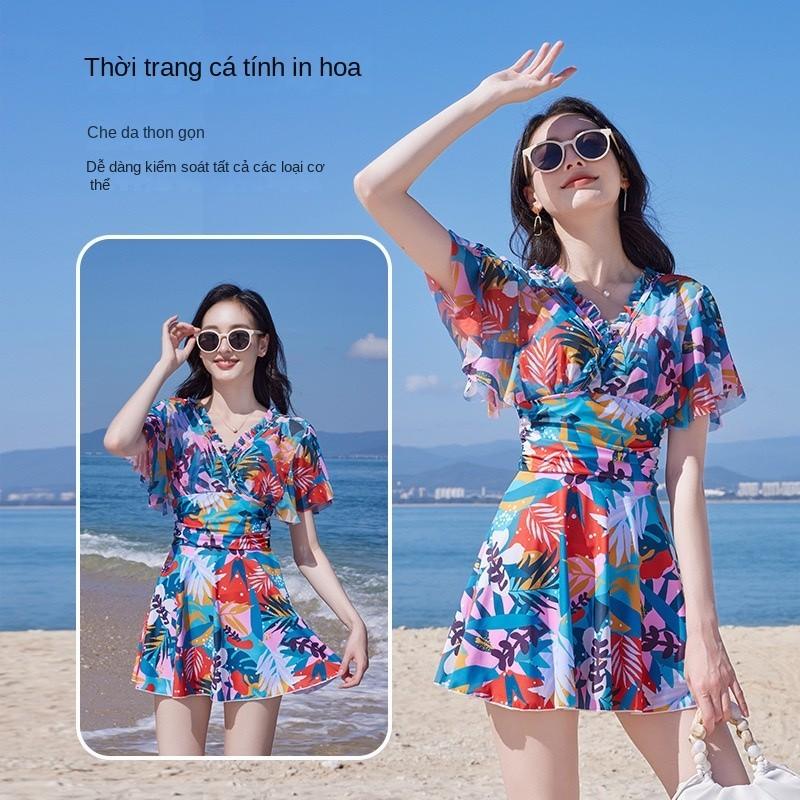 Bộ Bikini, In Hình Lá Phong, Dành Cho Nữ, Vừa Vặn Ôm Sát Cơ Thể, Định Hình, Cạp Cao, Thích Hợp Đi Biển Và Bơi Lội 4