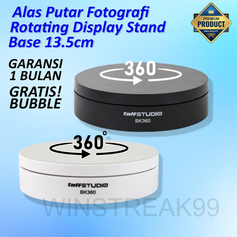 TaffSTUDIO Alas Putar Fotografi Rotating Display Stand Base 13.5cm ...