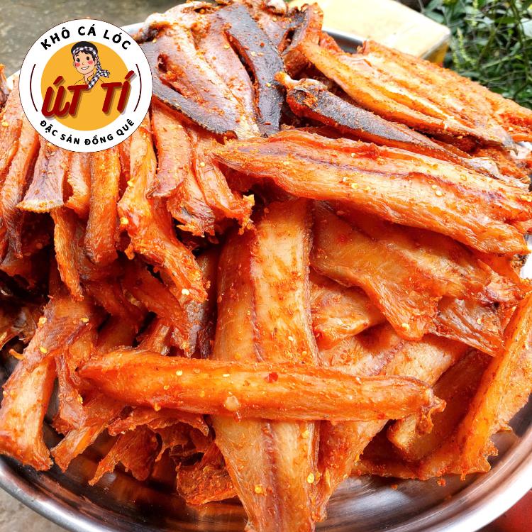 Khô cá lóc nguyên con Út Tí, 2-3 nắng, vị vừa ăn không mặn - Khô cá lóc Út Tí 5