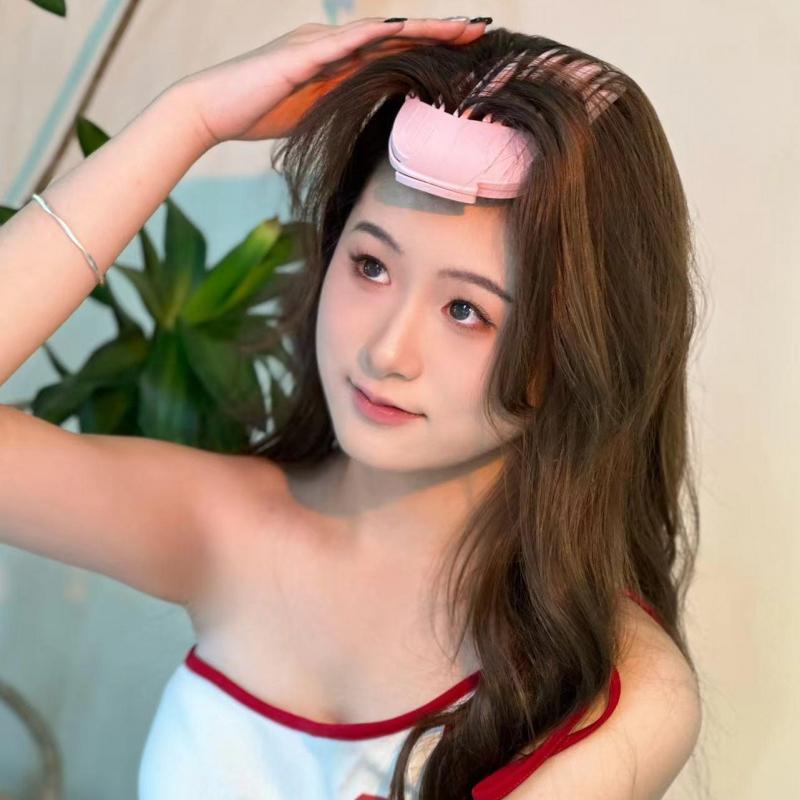 Công cụ làm xù lông nâng cấp phiên bản 2.24 Sản phẩm mới bán chạy nhất Lược nhựa gió chịu nhiệt độ cao chân tóc xù kẹp pad kẹp tóc chân tóc cao tạo tác lông tơ 4