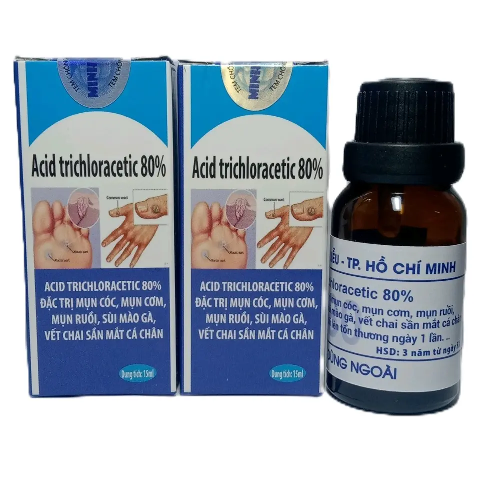 dung dịch chấm sùi mào gà, mụn cóc, mụn cơm  dung tích 15ml