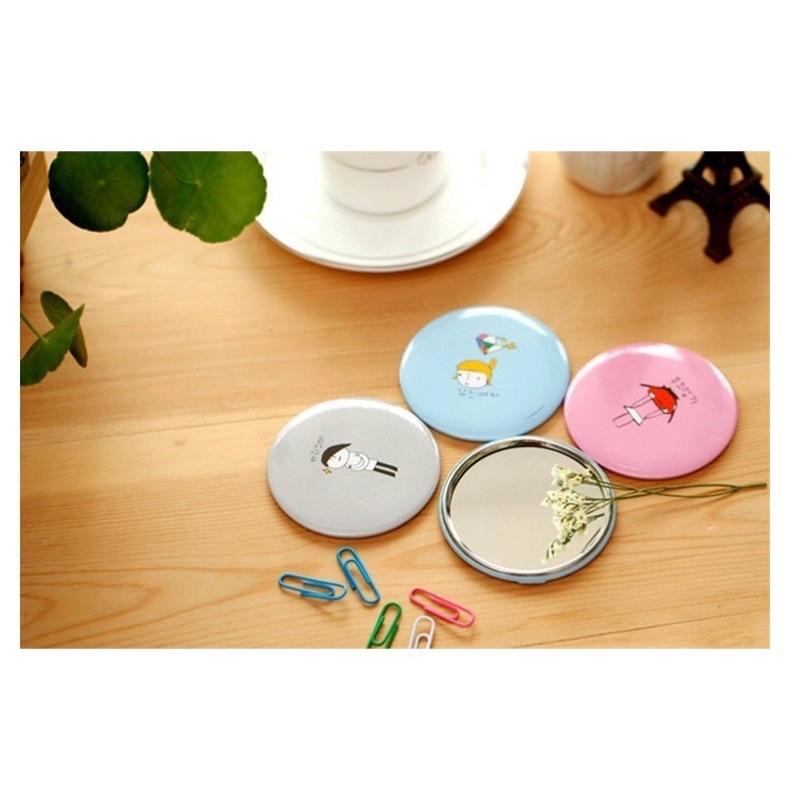 [ Giá sỉ rẻ nhất HCM] gương mini Hàn quốc nhỏ tiện lợi 7