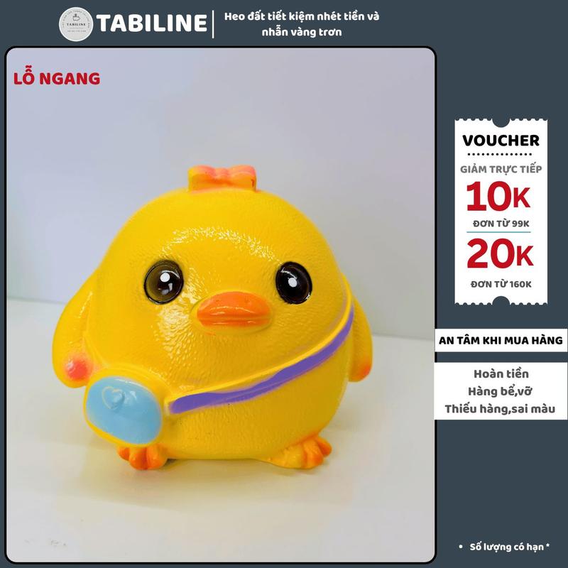  Heo dất ống heo đựng tiền lỗ ngang gà con size mini xinh đáng yêu LD54 - TABILINE 