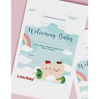 Gambar Little Baby - Kartu Ucapan Welcome Baby - Kartu Ucapan New Born dari Little Baby Indonesia Kab. Tangerang 2 Tokopedia