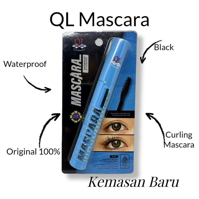 Gambar QL Mascara Waterproof 8ml - mascara dari Linda Kosmetik_NEW Kota Palembang Tokopedia