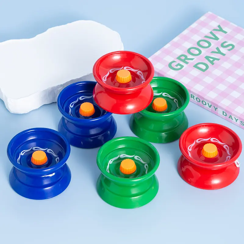 Yo-Yo, Chất Liệu Hợp Kim, Bóng Yo-Yo Kim Loại Quay, Đồ Chơi Điều Khiển Dây, Thích Hợp Cho Bé Trai Toy 3