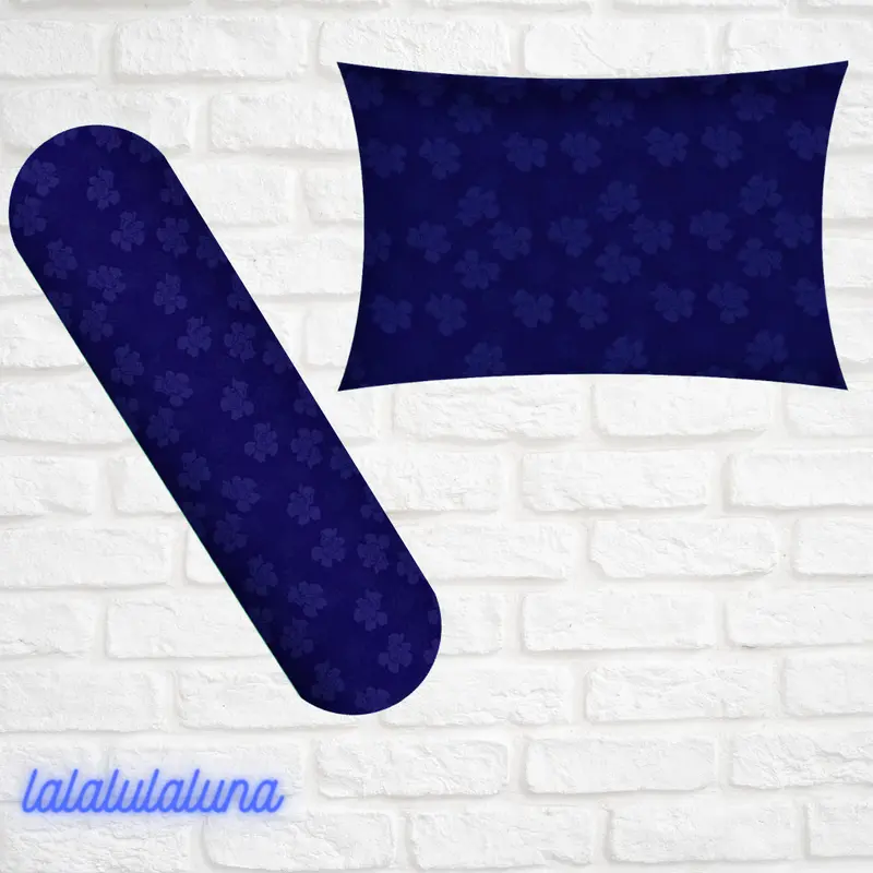satu set sarung bantal dan guling motif embos abu-abu bahan katun Kain 4