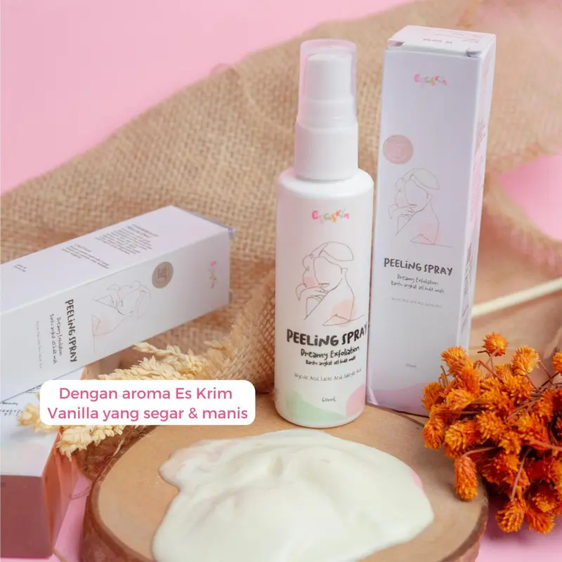 ESASKIN Peeling Spray - Angkat Daki Eksfoliasi Pemula Perontok Kotoran Exfoliating Exfoliasi Mencerahkan Melembutkan 3
