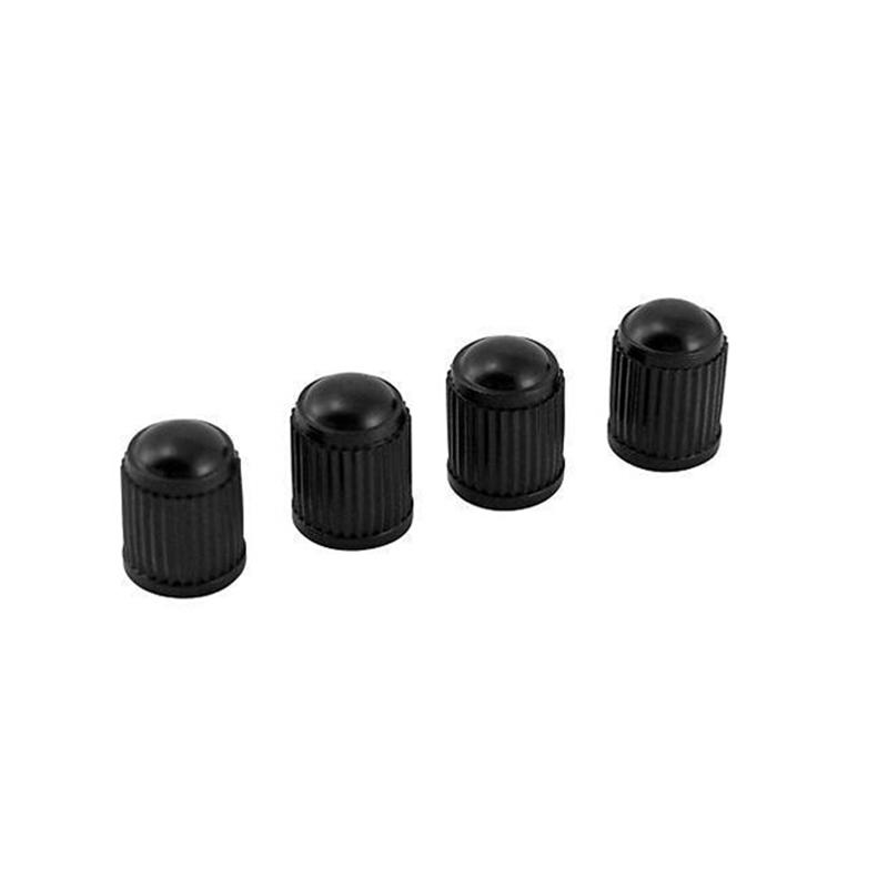 Mũ Van Bụi Bánh Xe Loại Nhựa Thông Dụng Màu Đen, Bộ 4 Chiếc, Thích Hợp Cho Ô Tô, Xe Đạp Và Xe Đạp 1