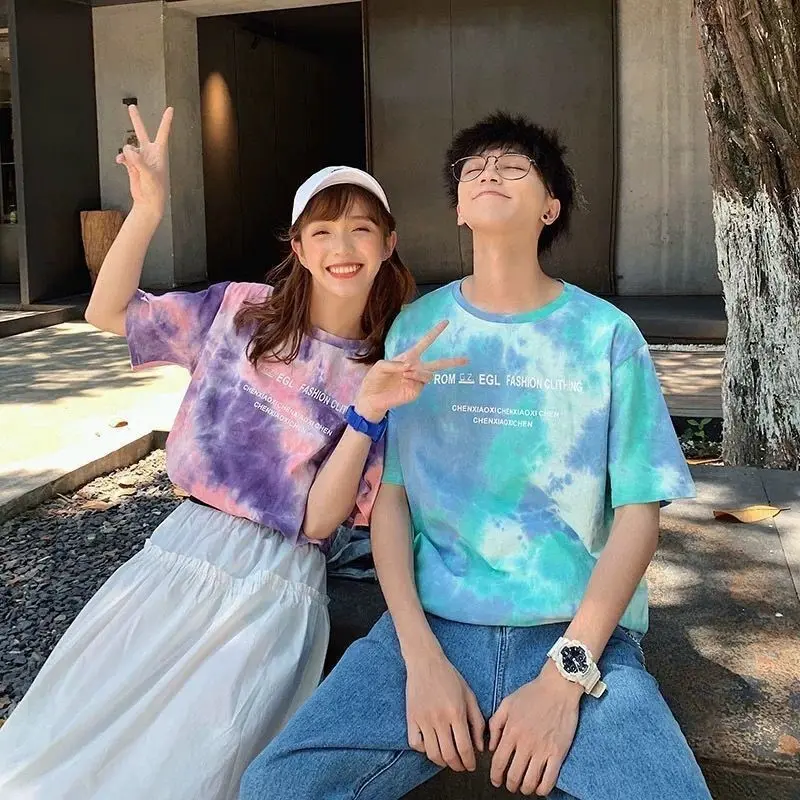 เสื้อลายมัดย้อมผ้านุ่มใส่สบาย สินค้าขายดี  Clothing Lady Women ผู้หญิง Tshirt