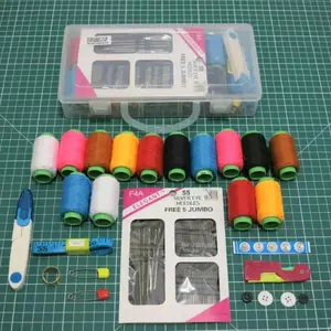 Set Alat Jahit Kotak Ukuran Besar/  Set Benang Jahit