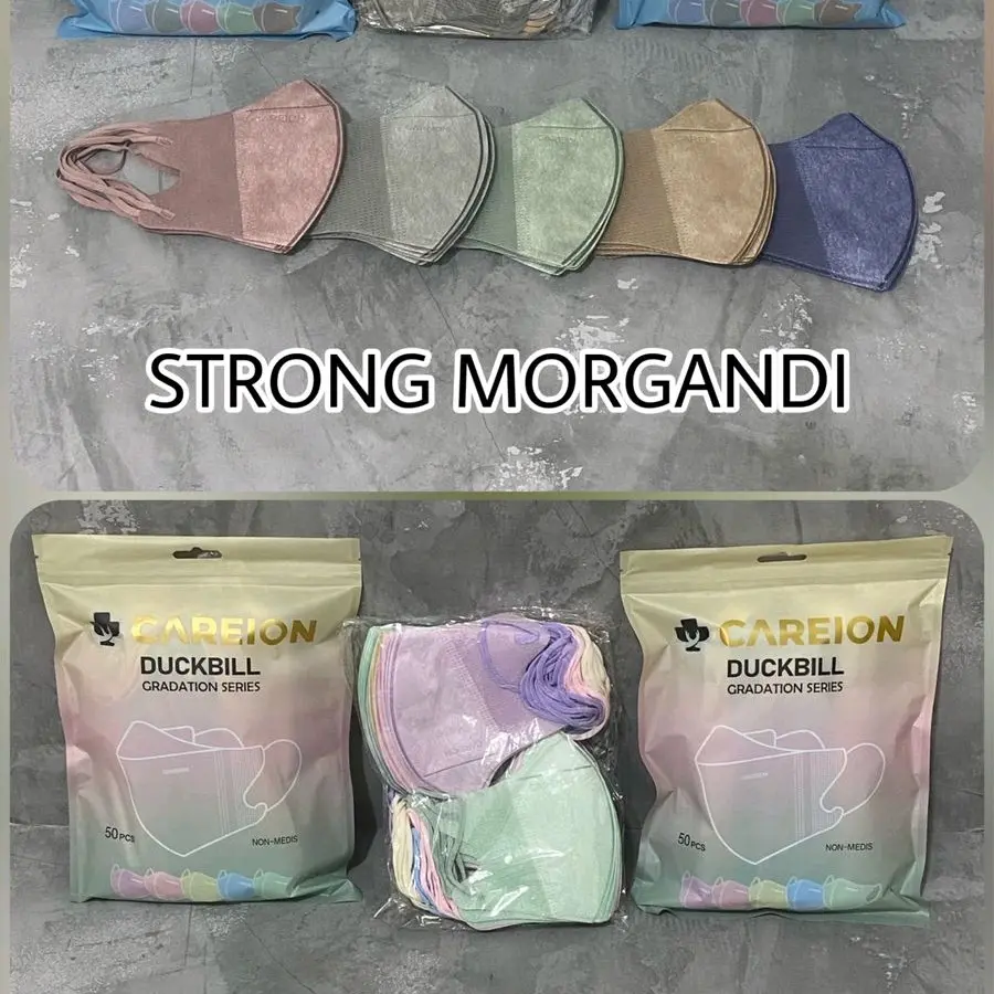 Masker Duckbill Gradation Soft Morgandi Isi 50pcs