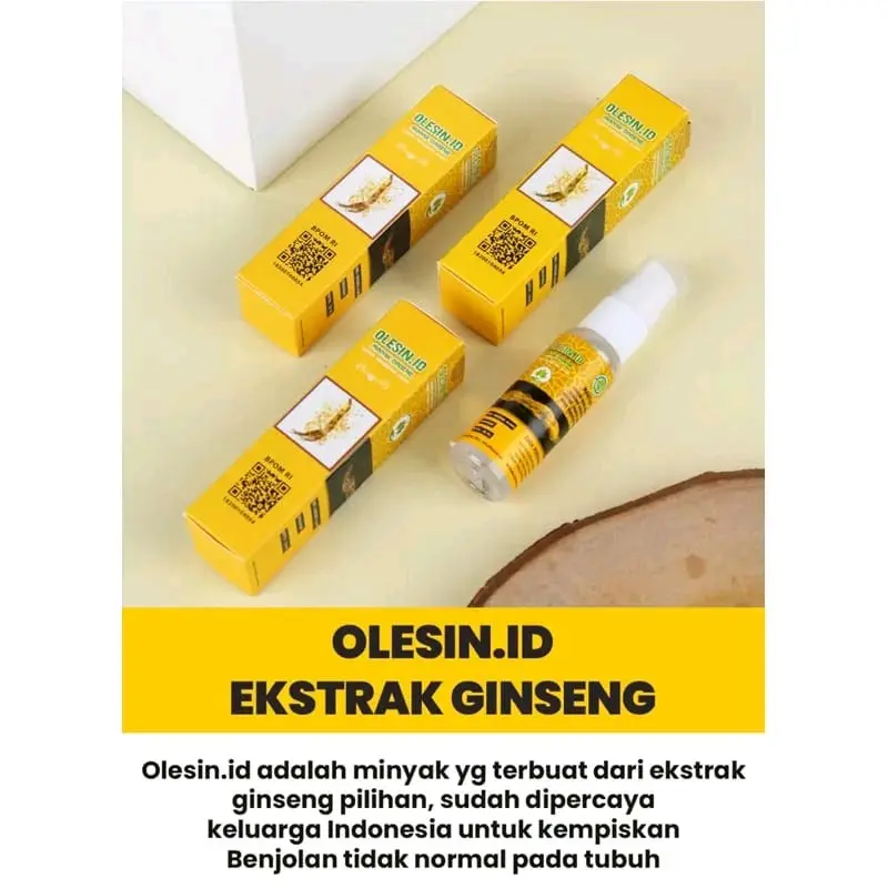OLESIN.ID ORIGINAL | Minyak Ginseng Obat Oles Benjolan dan Kelenjar | Isi 30ML 2