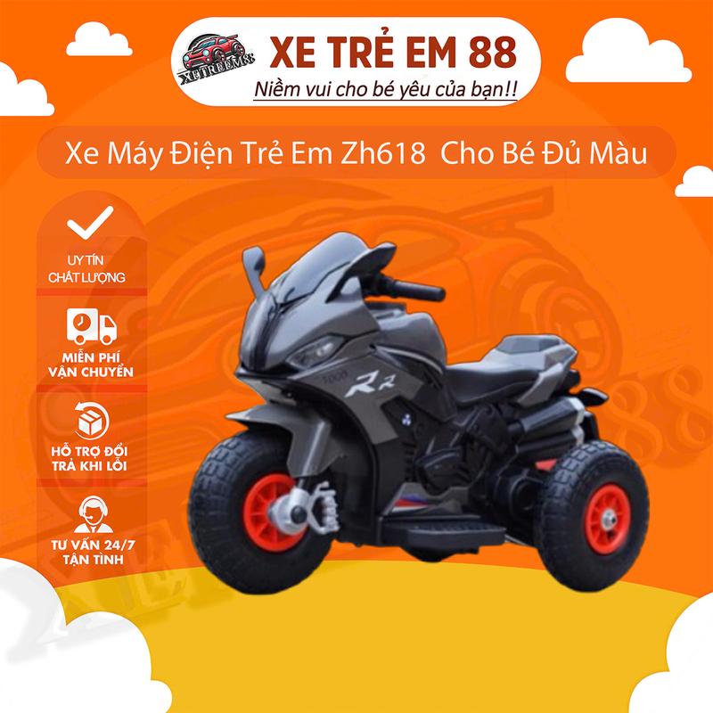 Xe Máy Điện Trẻ Em Zh618 - Đồ Chơi Cho Bé Đủ Màu xe  máy xe  moto xe  máy sự phát triển của trẻ xanh lá moto  classic xe điện mini  36v xe máy  cào cào