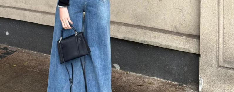 Product Introduction of Quần Culotte Denim, Ống Siêu Rộng, Dành Cho Nữ, Hàng Mới Về Mùa Hè 2024, Phong Cách Hàn Quốc, Cạp Cao, Ôm Sát, Thiết Kế Đẹp, Quần Ống Rộng, Chà Sàn 7