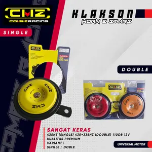 [CMZ Racing] Klakson DMonster Horn SINGLE/DOBLE Bel Horn 5 STARS Double MOTOR MOBIL 435HZ 335 HZ 110DB 12 VOLT Universal Kualitas Terbaik Accessories Motorcycle