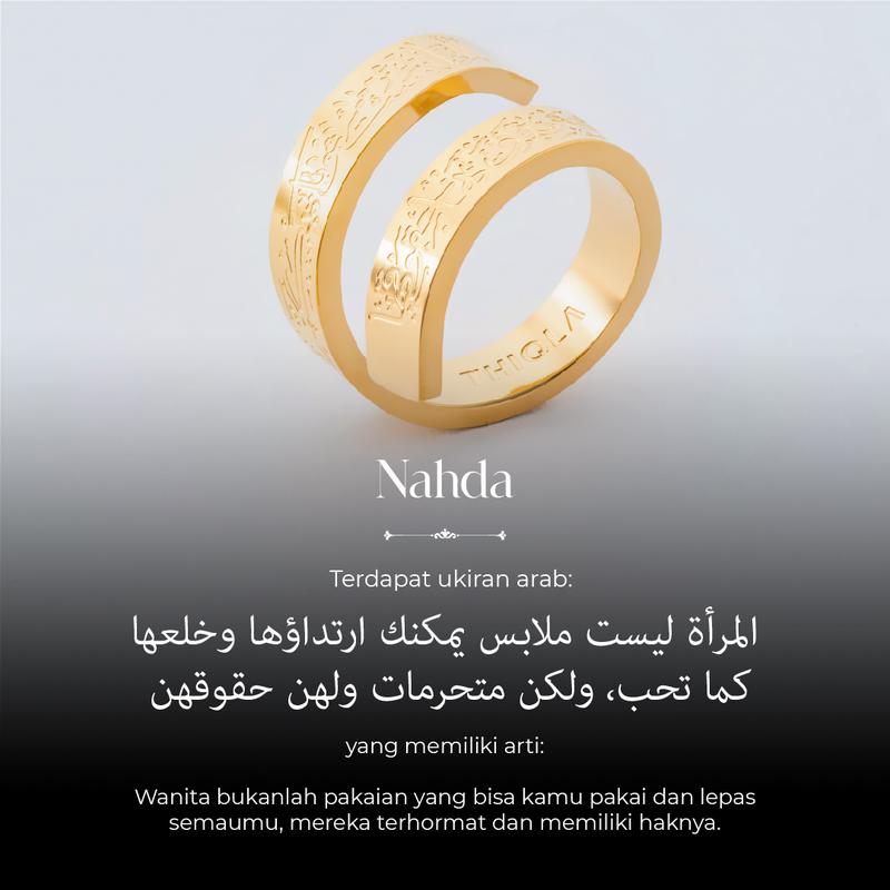 THIQLA - Cincin Wanita NAHDA - INFO Penting: Tanpa Pouch & Lap Pembersih Thiqla 7