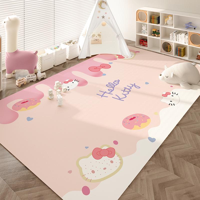 Product Introduction of Living Room Floor Mat Waterproof and Erasable Disposable Climbing Pad Baby Children's Room Crawling Mat Carpet PVC Leather Non-Slip 0
