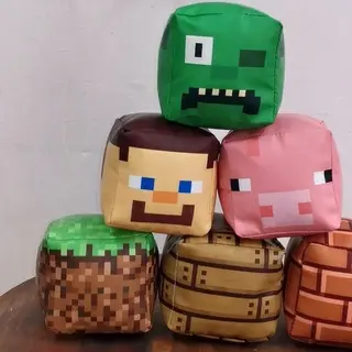 Bantal Minecraft Viral Lucu buat Anak Termurah 1