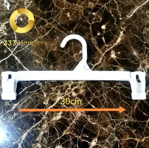 Hanger Jepit Celana 30 Cm Putih 1 (Lusin)