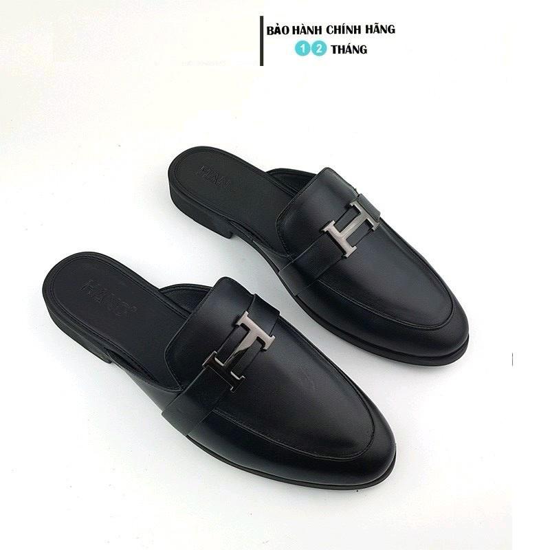 Giày Sục Nam kết hợp khuyên chữ H nổi bật cho đôi giày sang trọng mã CT15 3