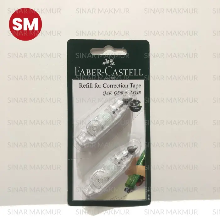 Refill/Isi Tipex Kertas QJR/QAR/QDR isi 2 Pcs Faber Castell (SET) 1