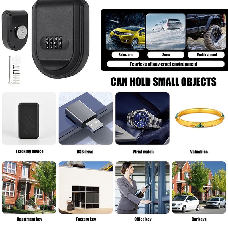 Product Introduction of Magnetic Key Case with Password for Indoor Outdoor Jewelry Storage Container 47