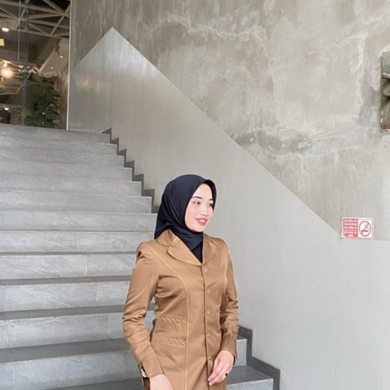 CO LIVE SPLIT PAYMENT!! 114 - Stelan Seragam Khaki Tua Wanita/ Stelan/ Atasan/ Bawahan 0
